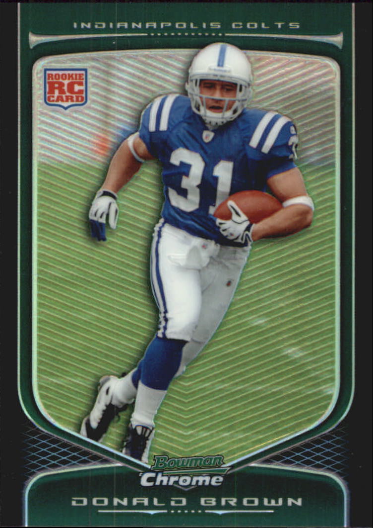 2009 Bowman Chrome Football Part 2 Parallel Refractors Cards - Picture 148 of 217