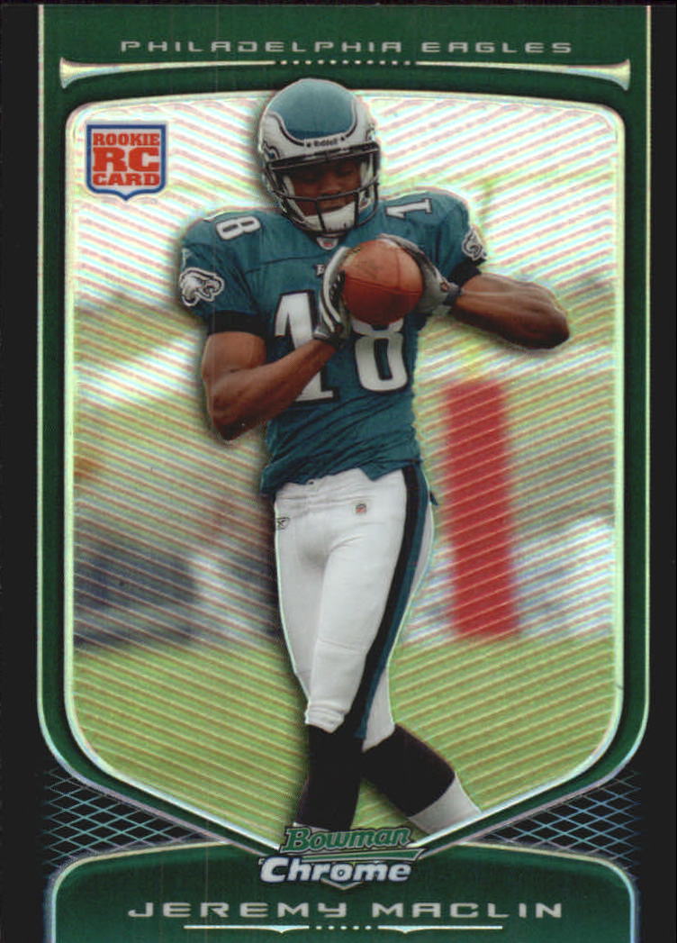 2009 Bowman Chrome Football Part 2 Parallel Refractors Cards - Picture 152 of 217