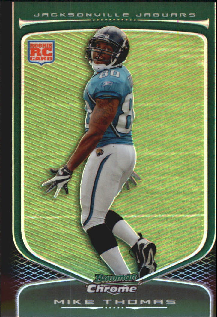 2009 Bowman Chrome Football Part 2 Parallel Refractors Cards - Picture 158 of 217
