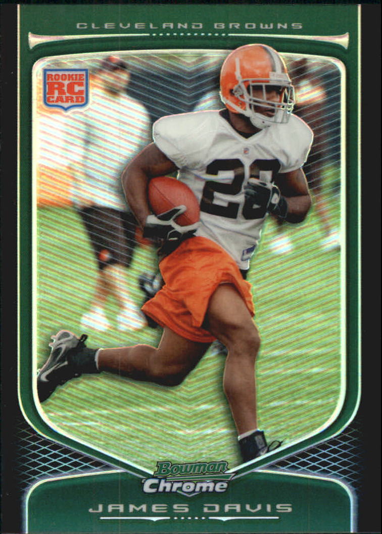 2009 Bowman Chrome Football Part 2 Parallel Refractors Cards - Picture 174 of 217