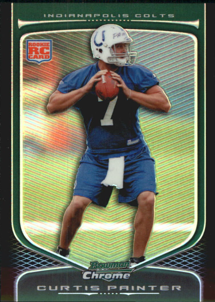 2009 Bowman Chrome Football Part 2 Parallel Refractors Cards - Picture 176 of 217