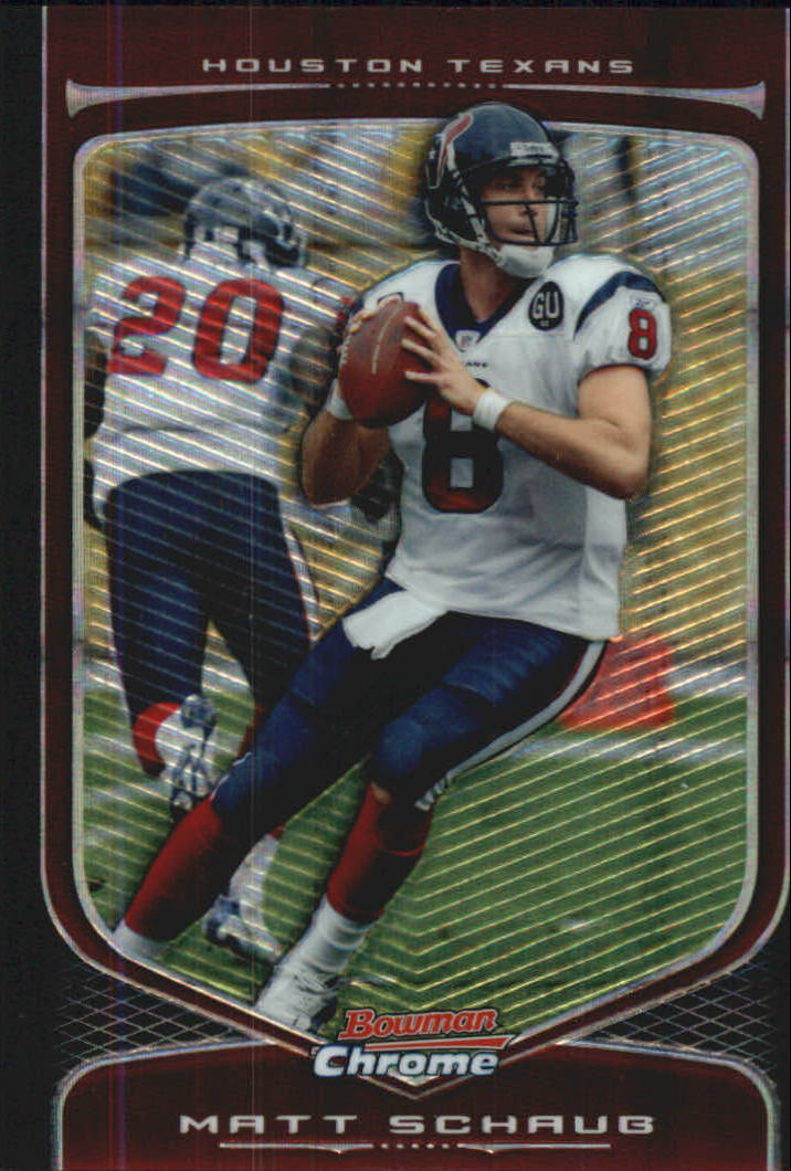 2009 Bowman Chrome Football Part 2 Parallel Refractors Cards - Picture 184 of 217