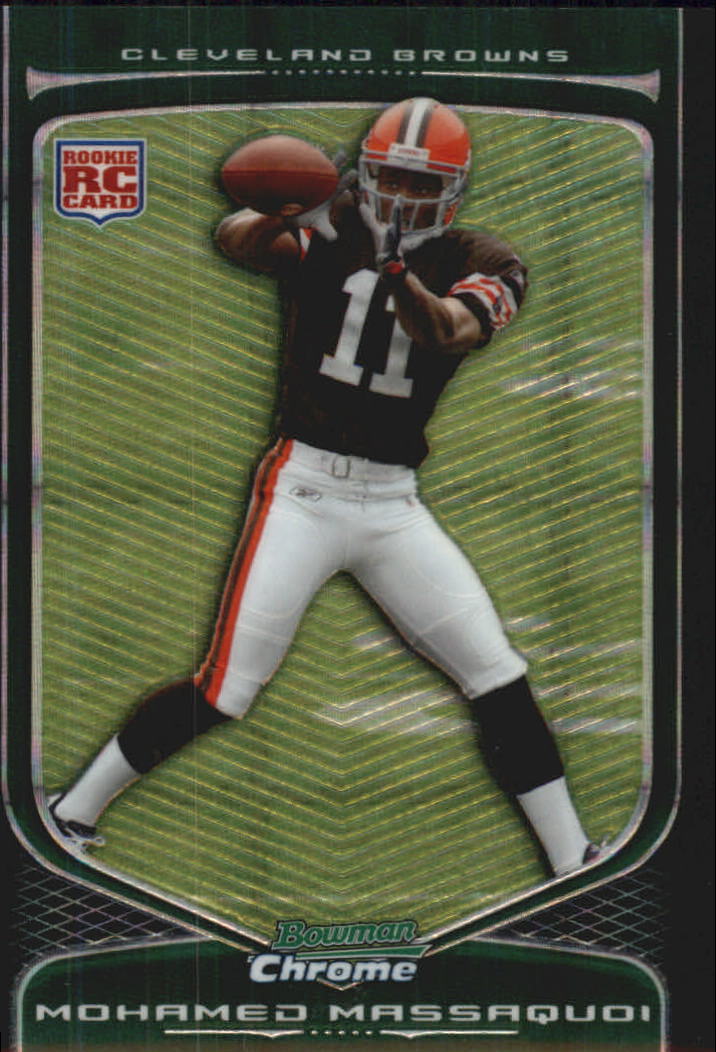 2009 Bowman Chrome Football Part 2 Parallel Refractors Cards - Picture 206 of 217