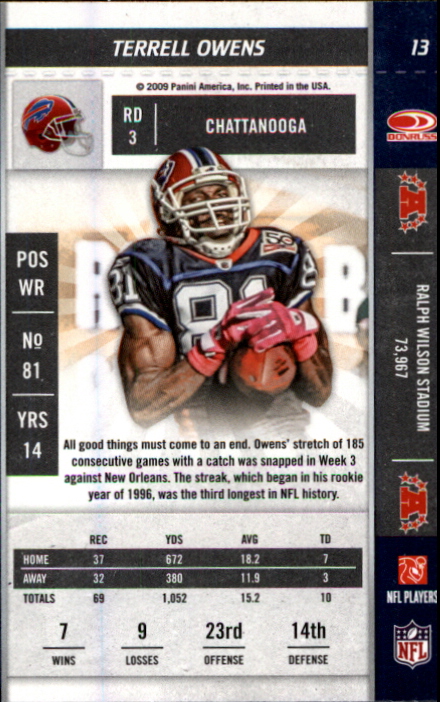 2009 Playoff Contenders Football - Picture 27 of 245