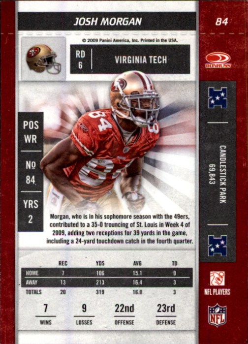 2009 Playoff Contenders Football - Picture 161 of 245