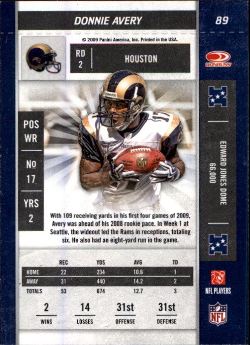 2009 Playoff Contenders Football - Picture 171 of 245