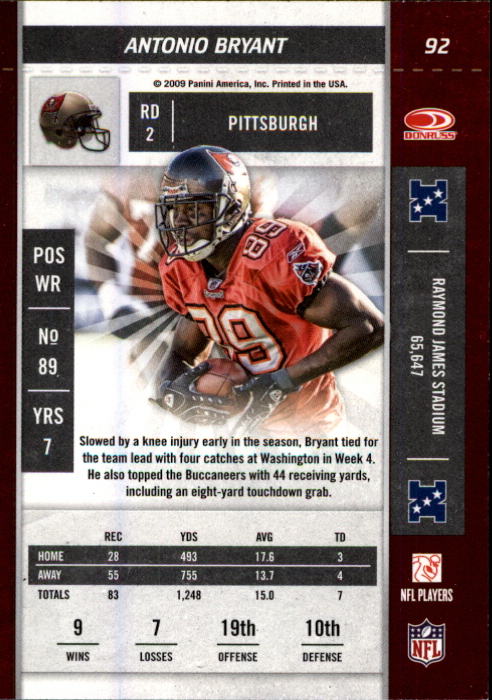 2009 Playoff Contenders Football - Picture 177 of 245