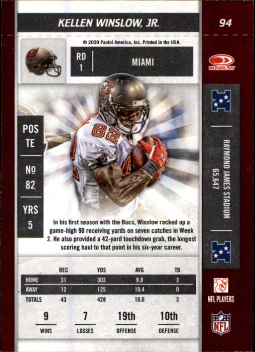 2009 Playoff Contenders Football - Picture 181 of 245