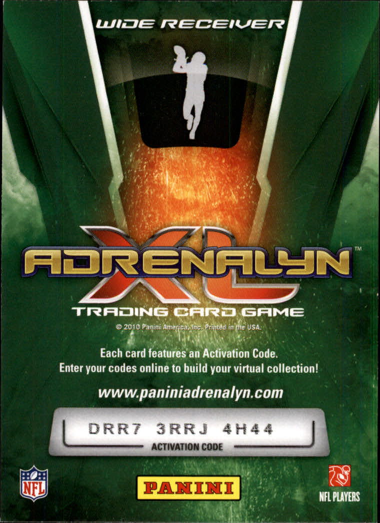 2010 Adrenalyn XL Football Card Pick