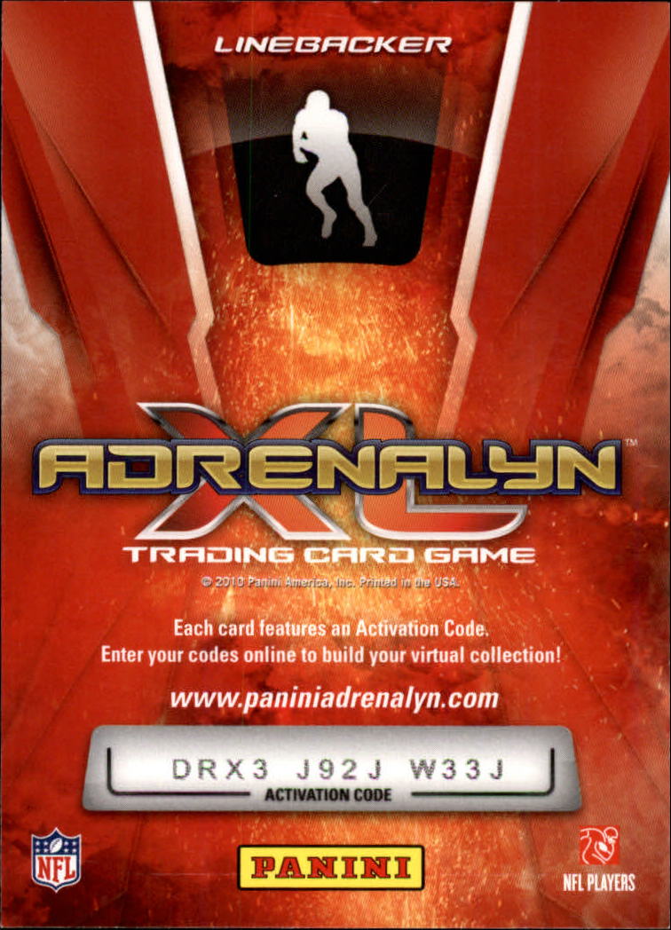 2010 Adrenalyn XL Football Card Pick