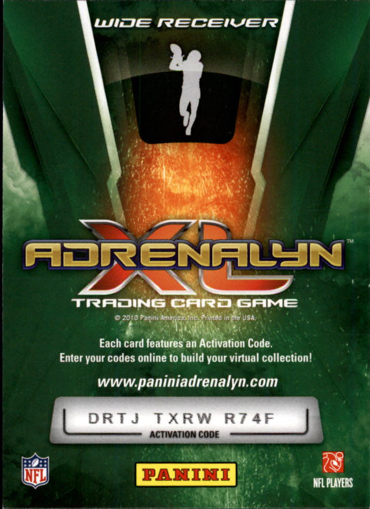 2010 Adrenalyn XL Football Card Pick