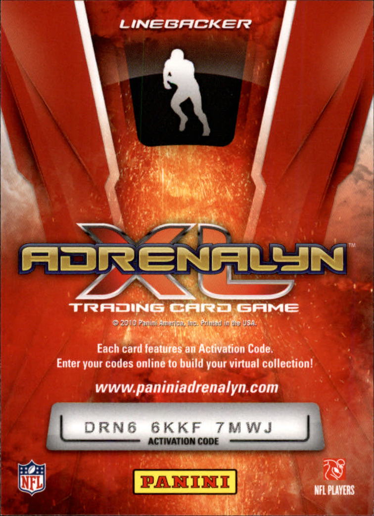 2010 Adrenalyn XL Football Card Pick