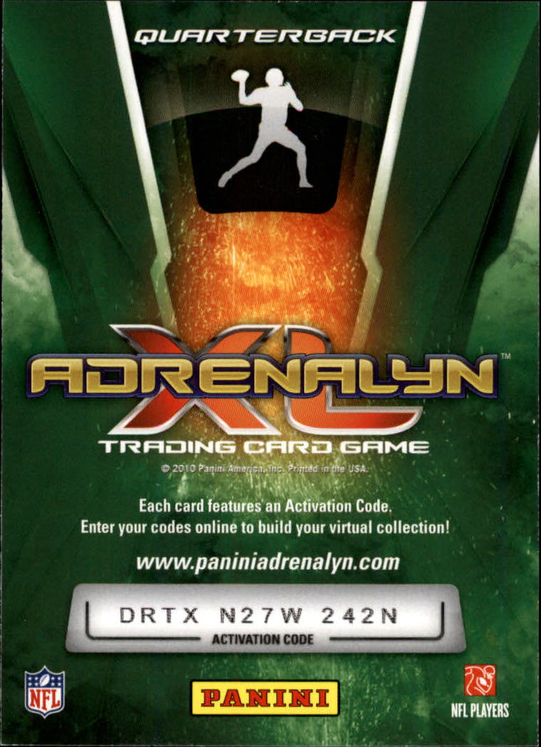 2010 Adrenalyn XL Football Card Pick