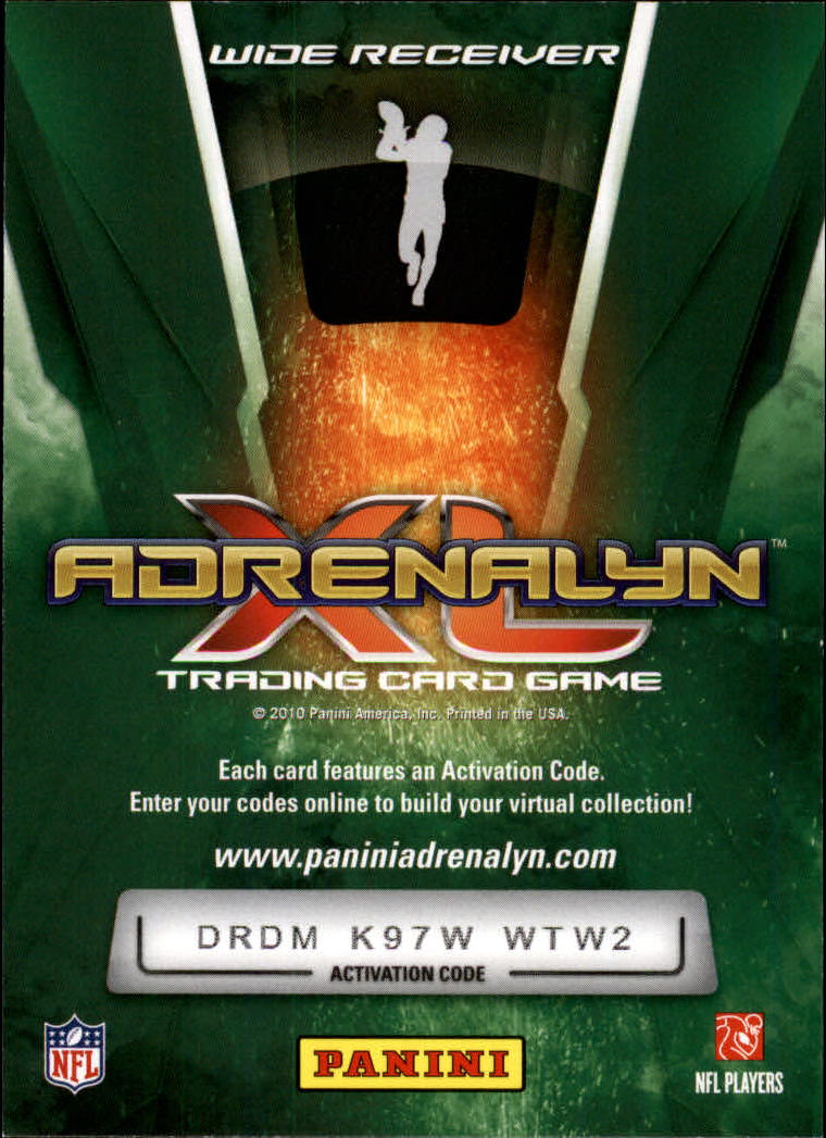 2010 Adrenalyn XL Football Card Pick