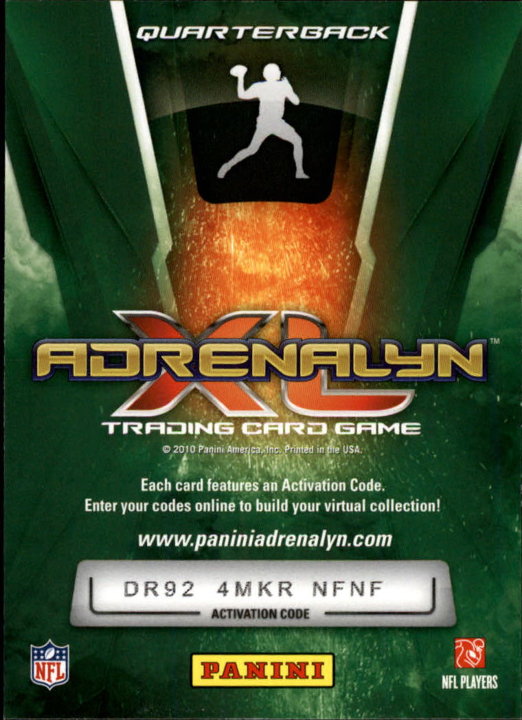 2010 Adrenalyn XL Football Card Pick