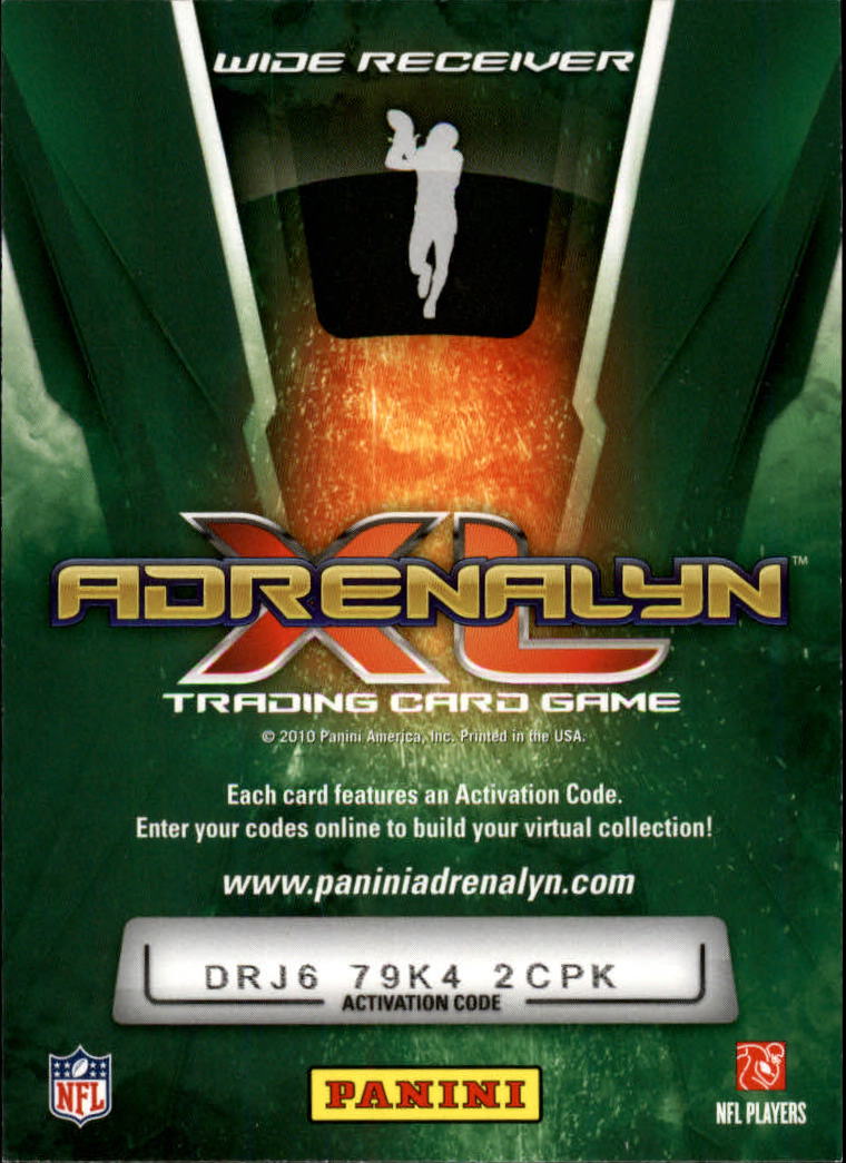 2010 Adrenalyn XL Football Card Pick