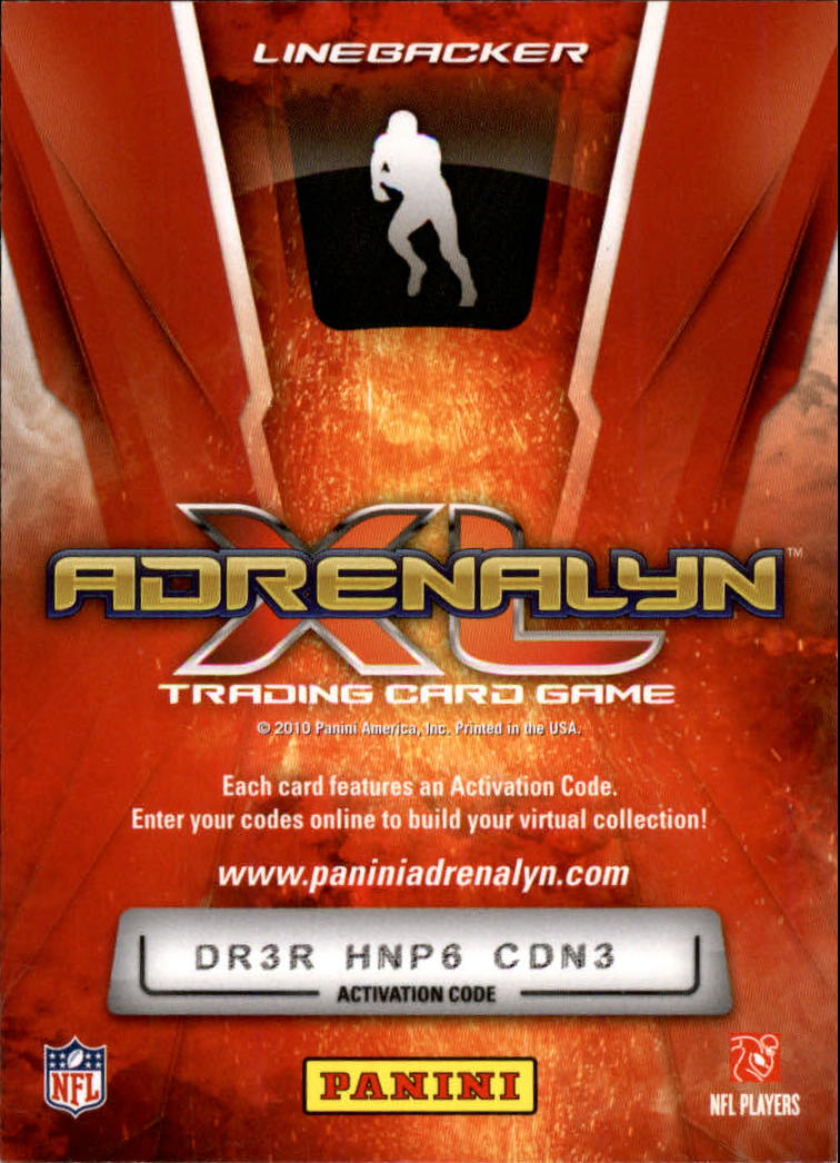 2010 Adrenalyn XL Football Card Pick