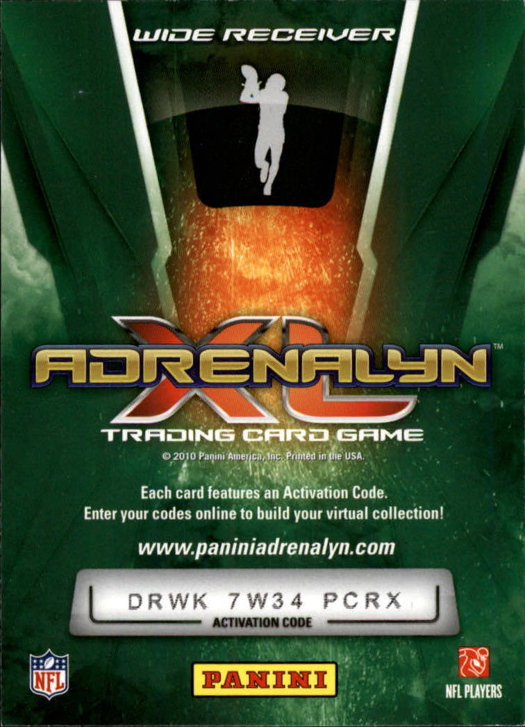 A4558- 2010 Adrenalyn XL FB Cards 1-250 +Rookies -You Pick- 15+ FREE US SHIP