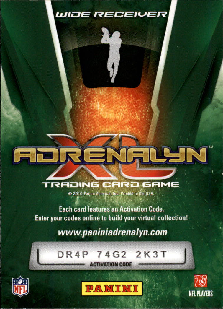 2010 Adrenalyn XL Football Card Pick