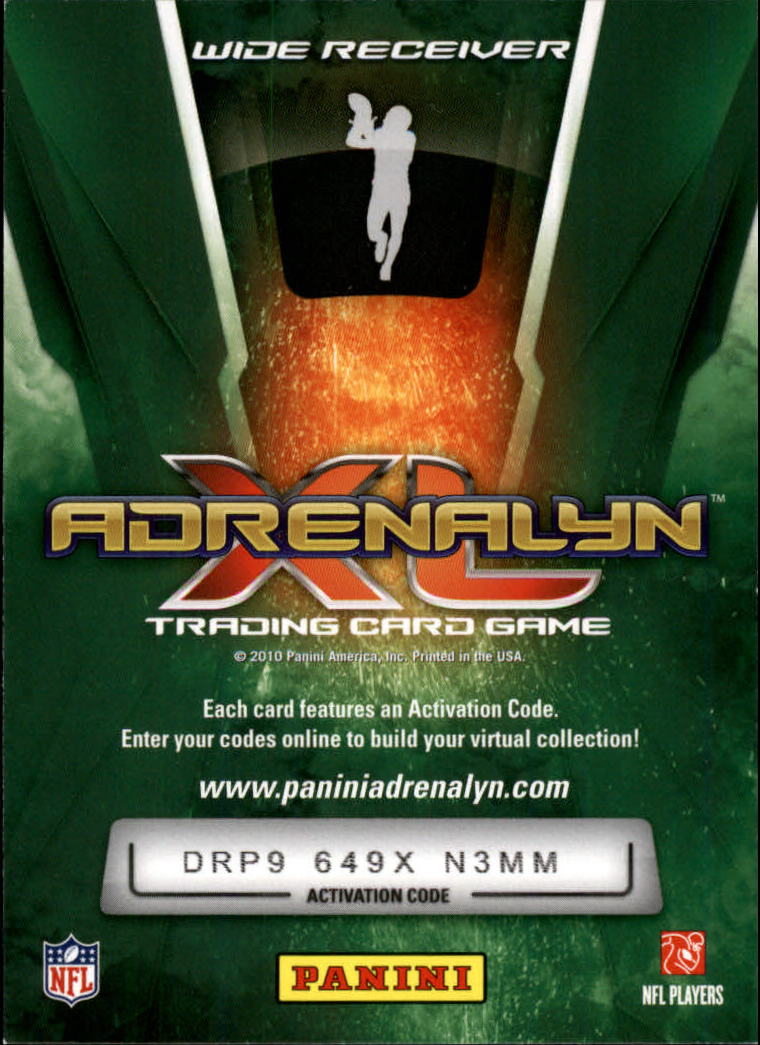 2010 Adrenalyn XL Football Card Pick