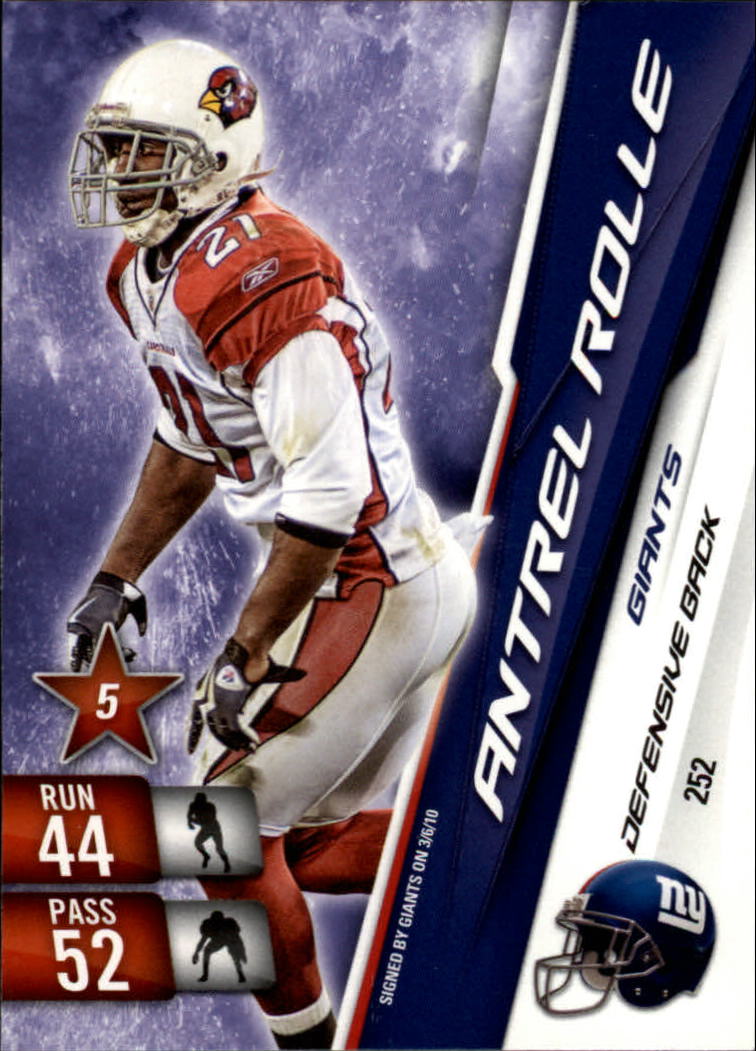 2010 Adrenalyn XL Football Card Pick