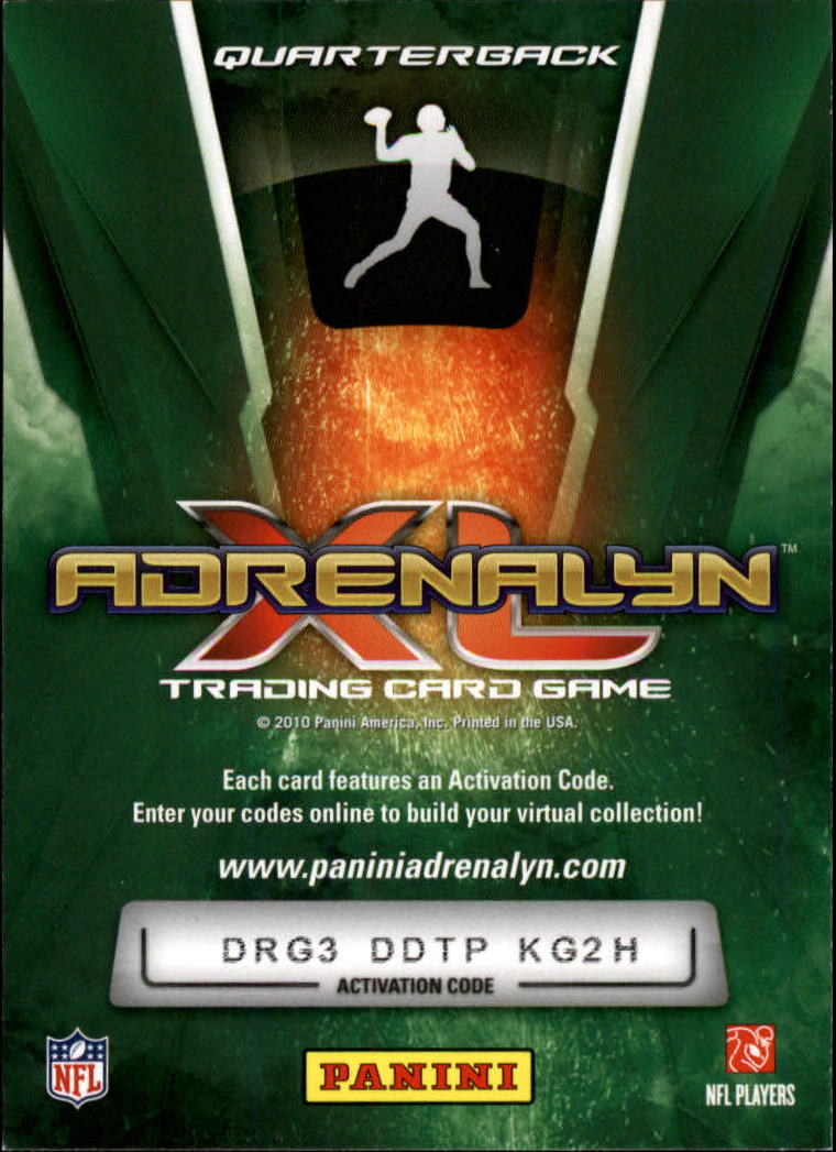 2010 Adrenalyn XL Football Card Pick