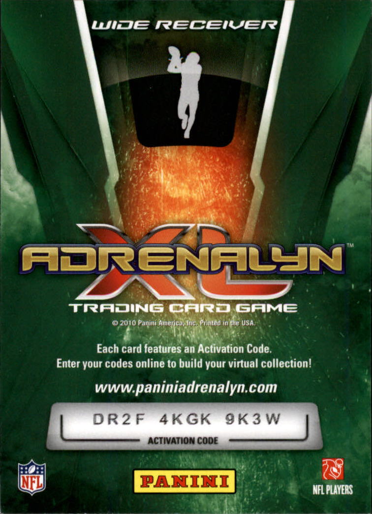 2010 Adrenalyn XL Football Card Pick