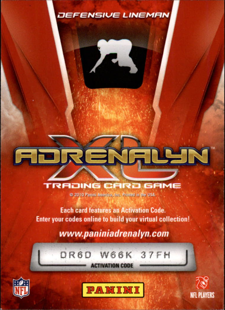 2010 Adrenalyn XL Football Card Pick