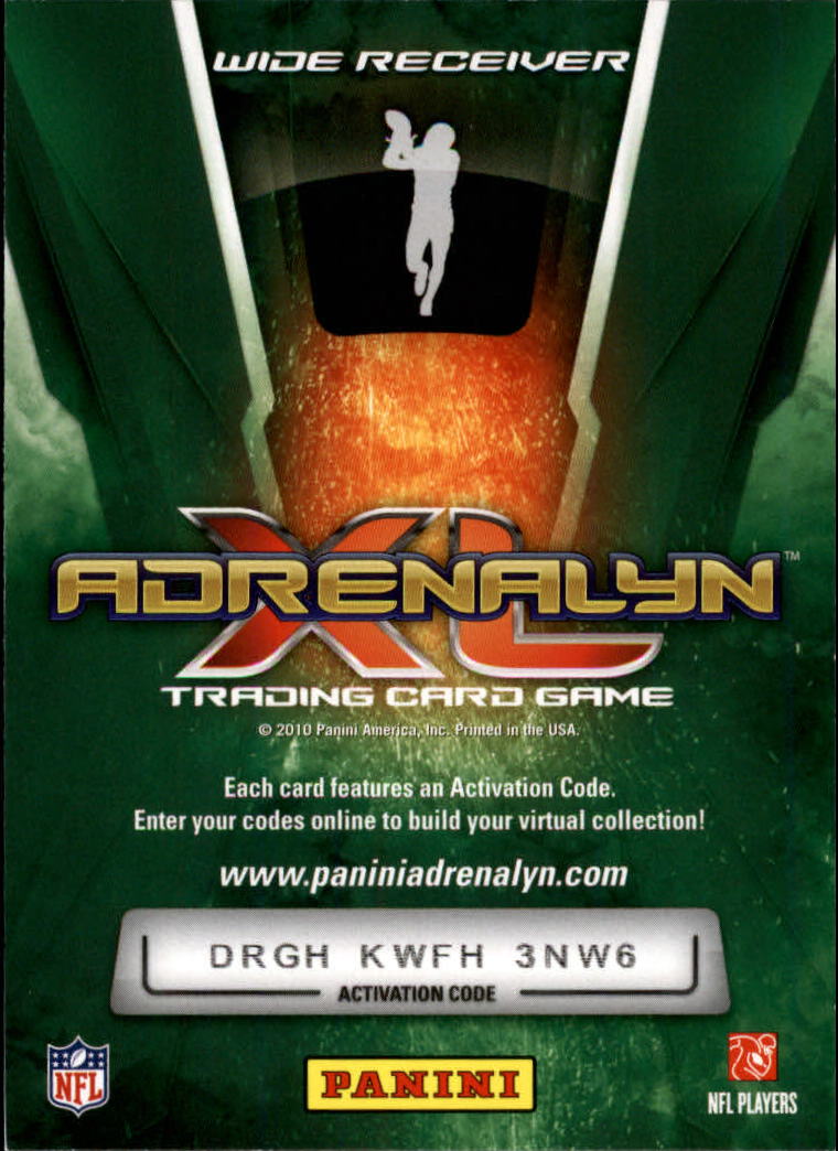 2010 Adrenalyn XL Football Card Pick