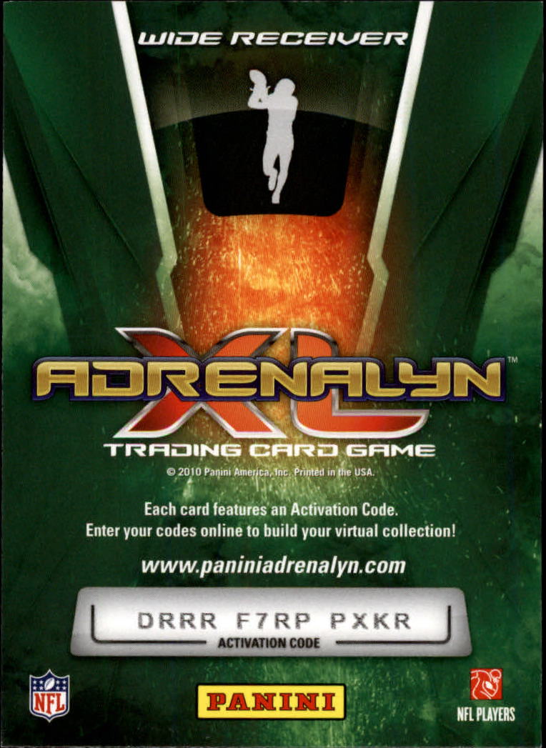 2010 Adrenalyn XL Football Card Pick