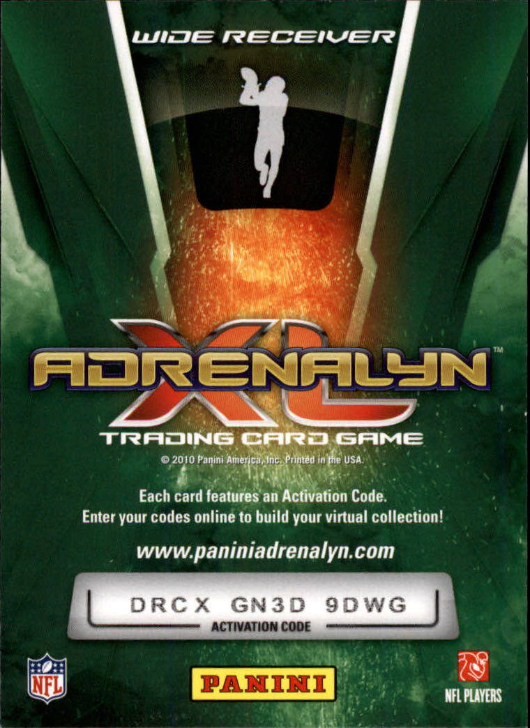 2010 Adrenalyn XL Football Card Pick