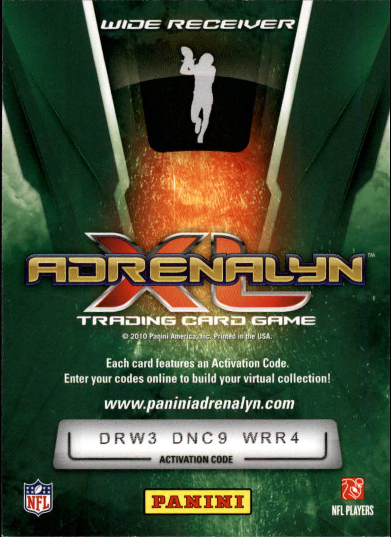 2010 Adrenalyn XL Football Card Pick