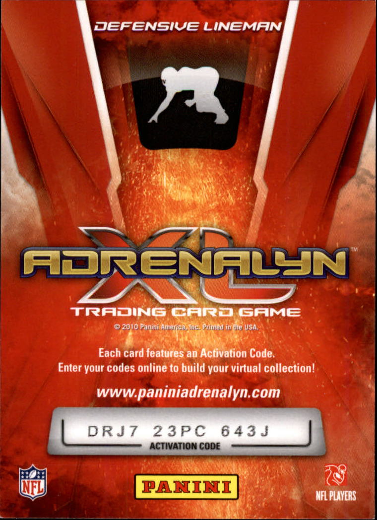 2010 Adrenalyn XL Football Card Pick