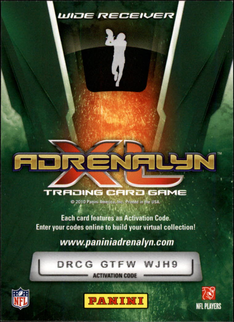 2010 Adrenalyn XL Football Card Pick