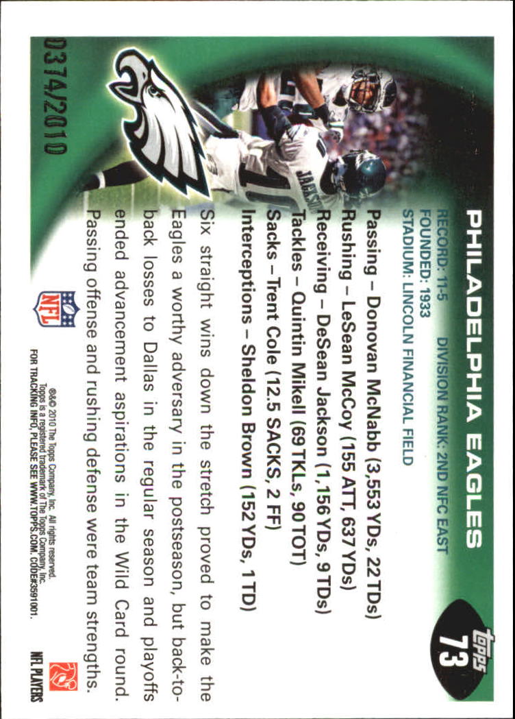 2010 Topps Fußball Teil 3 - Bild 57 von 321
