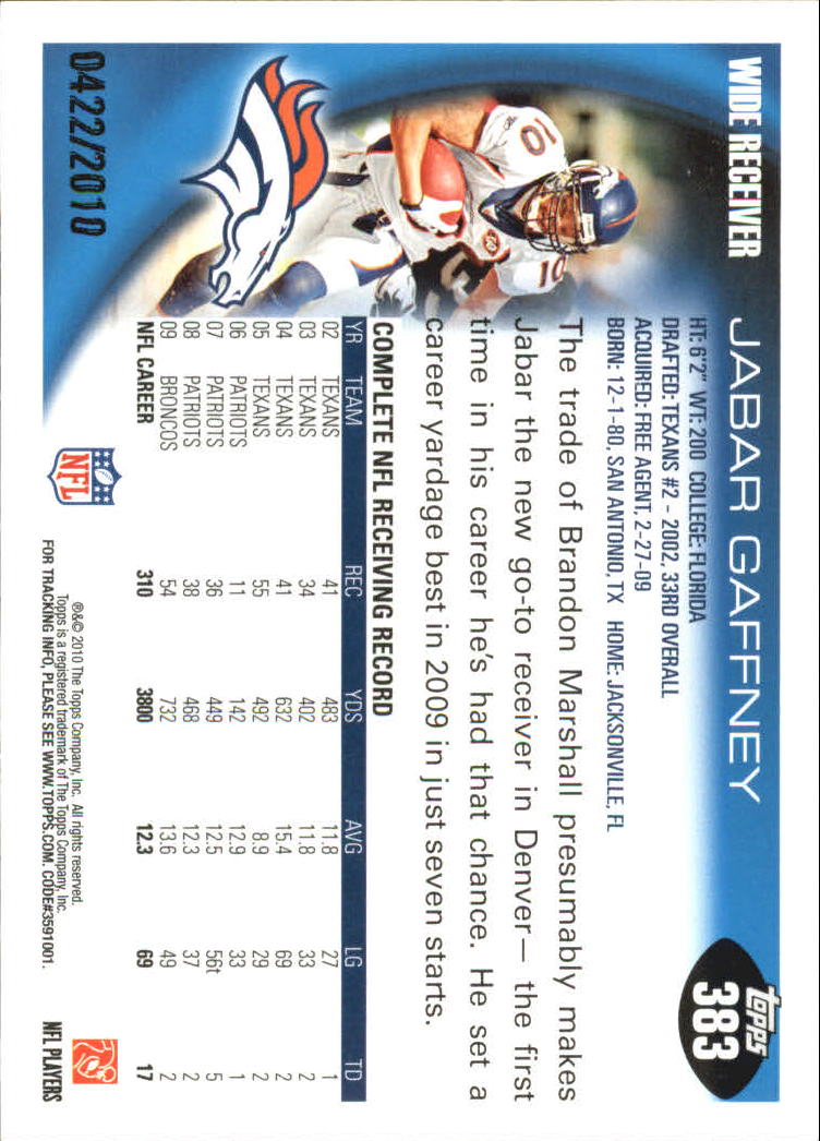 2010 Topps Fußball Teil 3 - Bild 291 von 321