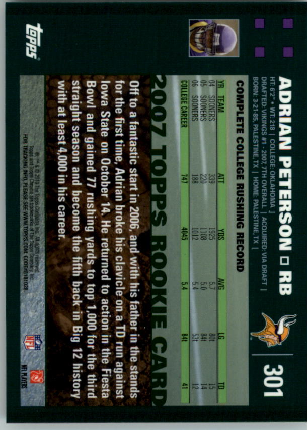 2010 Topps Chrome Football Part 3 Insert and Rookie Autograph Cards - Picture 27 of 81