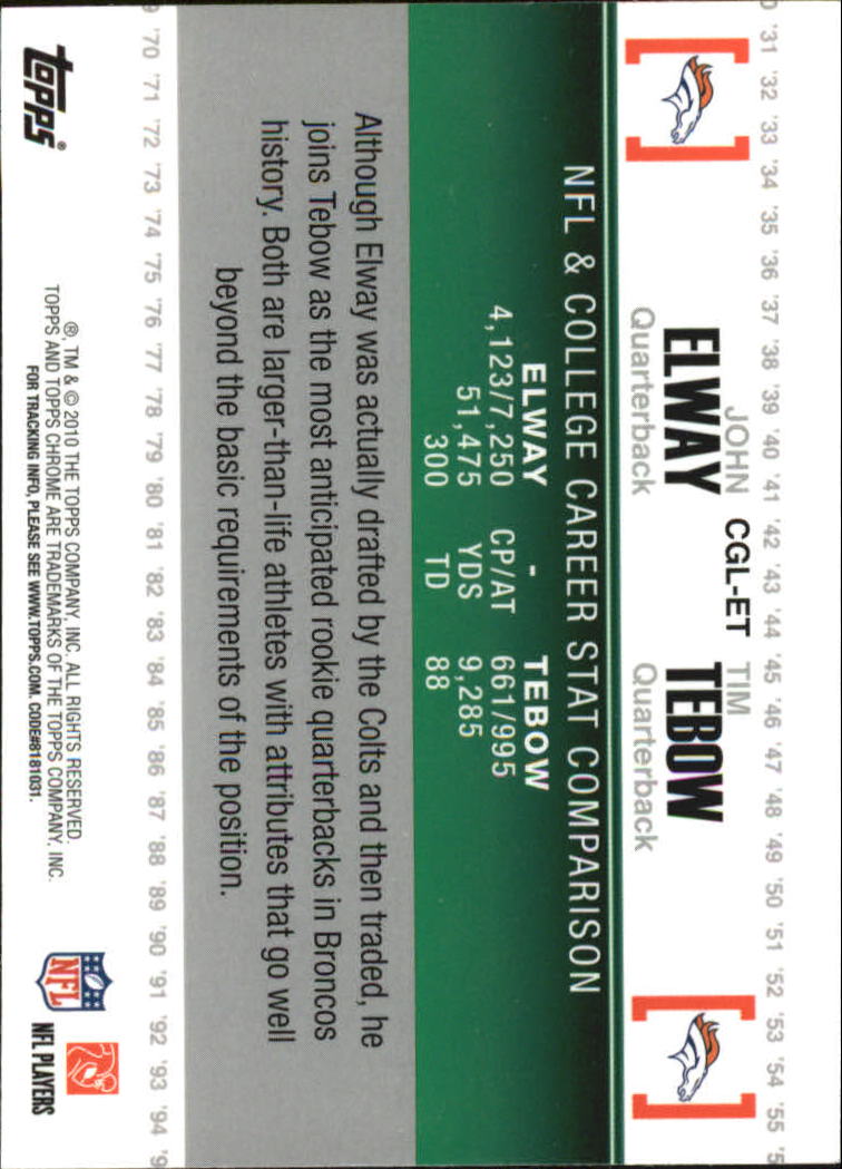 2010 Topps Chrome Football Part 3 Insert and Rookie Autograph Cards - Picture 47 of 81