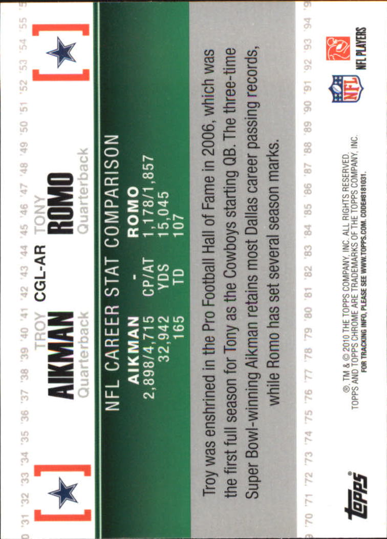 2010 Topps Chrome Football Part 3 Insert and Rookie Autograph Cards - Picture 37 of 81