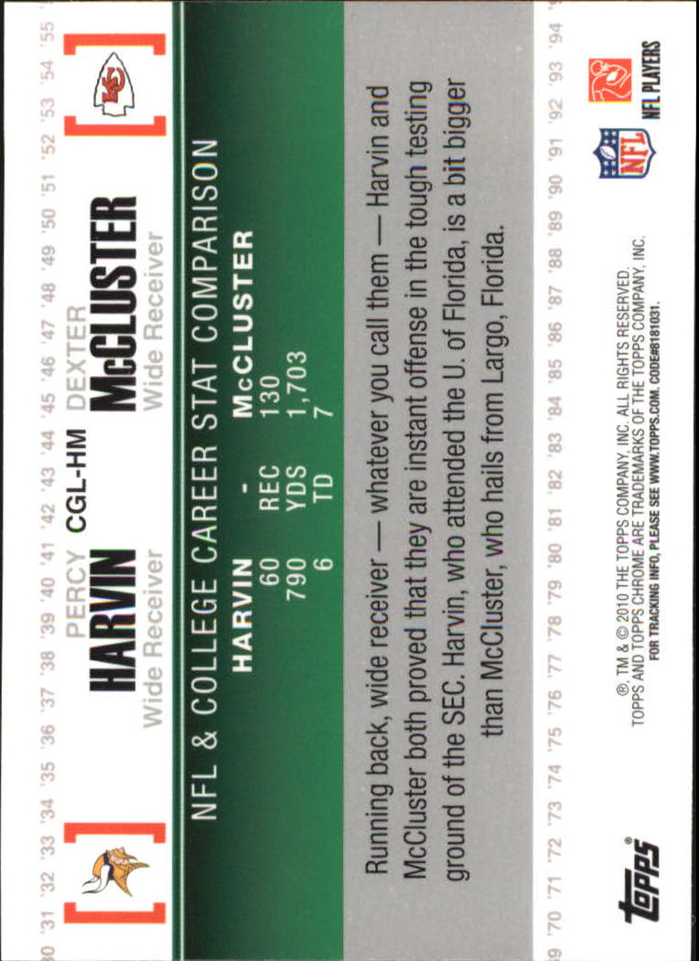 2010 Topps Chrome Football Part 3 Insert and Rookie Autograph Cards - Picture 53 of 81