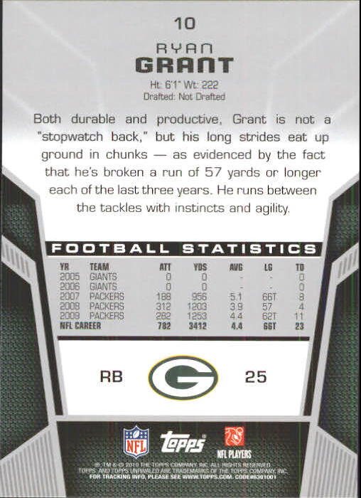 2010 Topps Unrivaled Football Card Pick - Picture 21 of 217