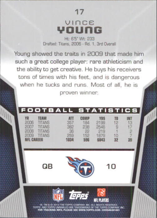 2010 Topps Unrivaled Football Card Pick - Picture 35 of 217