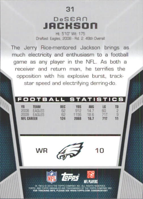 2010 Topps Unrivaled Football Card Pick - Picture 63 of 217
