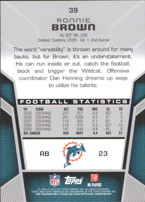 2010 Topps Unrivaled Football Card Pick - Picture 79 of 217