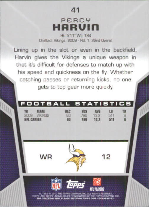 2010 Topps Unrivaled Football Card Pick - Picture 83 of 217
