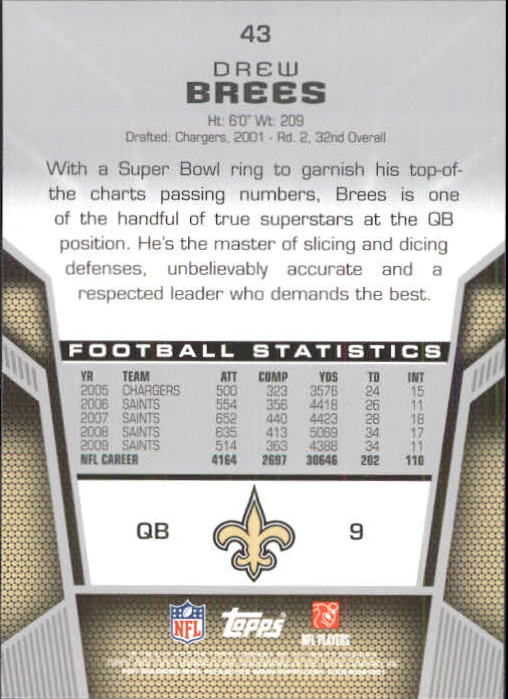 2010 Topps Unrivaled Football Card Pick - Picture 87 of 217
