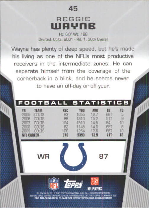 2010 Topps Unrivaled Football Card Pick - Picture 91 of 217