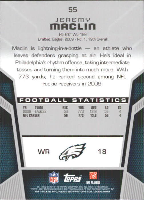 2010 Topps Unrivaled Football Card Pick - Picture 111 of 217