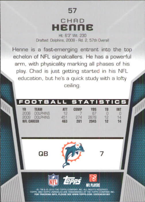 2010 Topps Unrivaled Football Card Pick - Picture 115 of 217