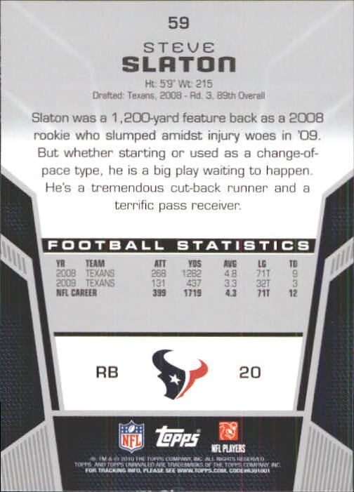 2010 Topps Unrivaled Football Card Pick - Picture 119 of 217